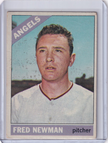 1966 Topps Baseball #213 Fred Newman - California Angels