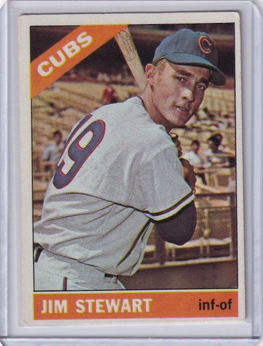 1966 Topps Baseball #63 Jimmy Stewart - Chicago Cubs