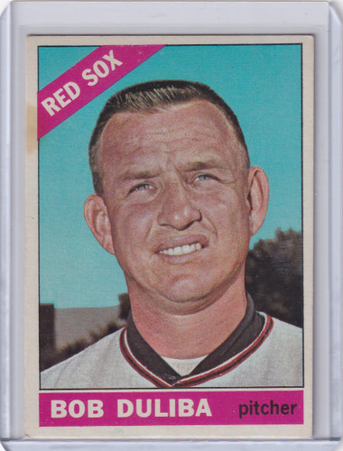 1966 Topps Baseball #53 Bob Duliba - Boston Red Sox