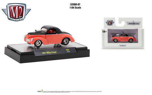 M2 Machines Auto Trucks Rel 87 1:64 1941 Willys Coupe