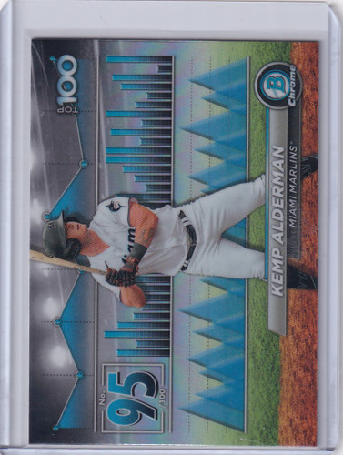 2024 Bowman Baseball #BTP-95 Kemp Alderman - Miami Marlins