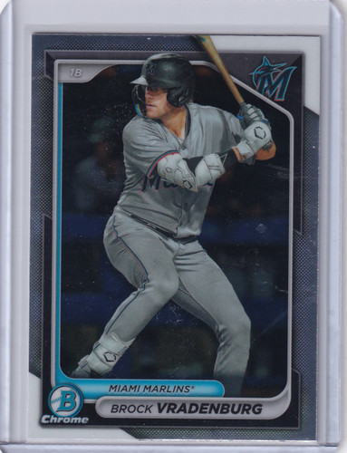 2024 Bowman Baseball #BCP-62 Brock Vradenburg - Miami Marlins