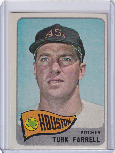 1965 Topps Baseball #80 Turk Farrell - Houston Astros