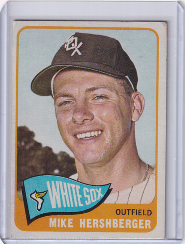 1965 Topps Baseball #89 Mike Hershberger - Chicago White Sox