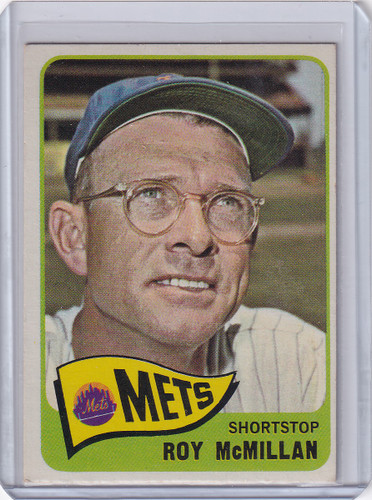 1965 Topps Baseball #45 Roy McMillan - New York Mets