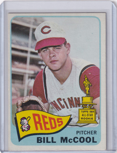1965 Topps Baseball #18 Bill McCool - Cincinnati Reds