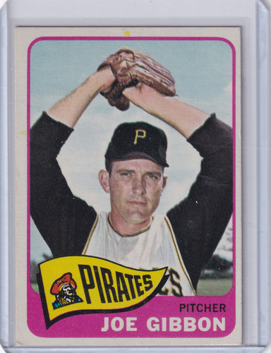 1965 Topps Baseball #54 Joe Gibbon - Pittsburgh Pirates