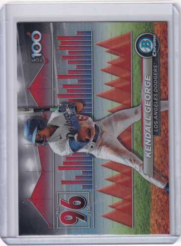 2024 Bowman Baseball #BTP-96 Kendall George - Los Angeles Dodgers