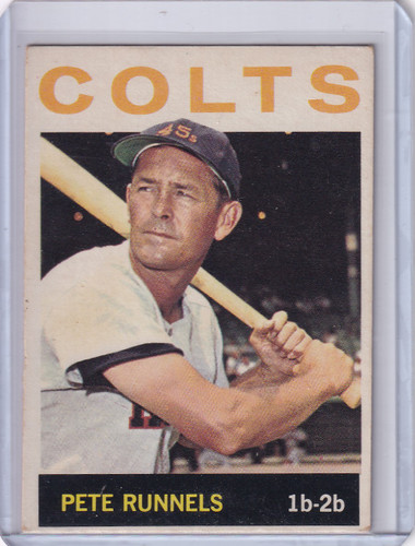 1964 Topps Baseball #121 Pete Runnels - Houston Colt .45's