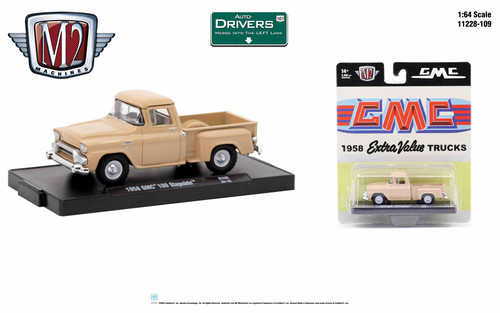 M2 Machines Auto-Drivers 1:64 R109 1958 GMC 100 Stepside