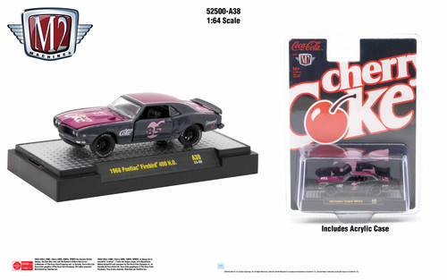 M2 Machines Coca-Cola Release A39 1968 Pontiac Firebird 400 H.O. Diet Coke