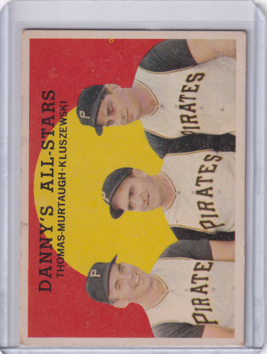1959 Topps Baseball #17 Danny's All-Stars - Frank Thomas/Murtaugh/Ted Kluszewski