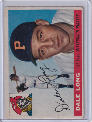 1955 Topps #127 Dale Long - Pittsburgh Pirates