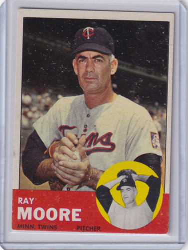1963 Topps 26 Ray Moore - Minnesota Twins