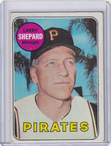 1969 Topps Baseball #384 Larry Shepard - Pittsburgh Pirates