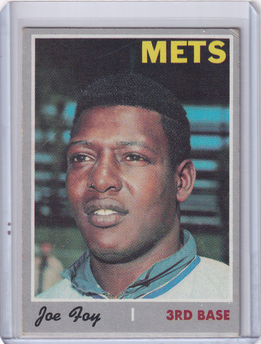 1970 Topps Baseball #138 Joe Foy - New York Mets