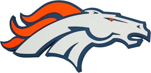 FanFoam 3D Foam Wall Sign Denver Broncos