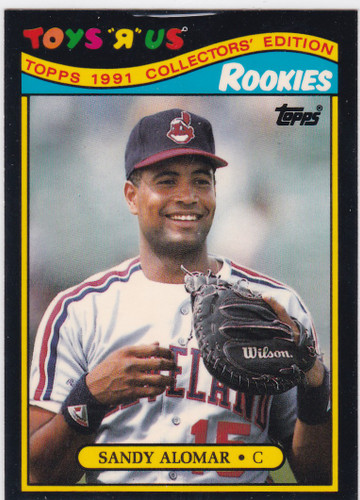 1991 Topps Toys R Us Rookies #1 Sandy Alomar Cleveland Indians