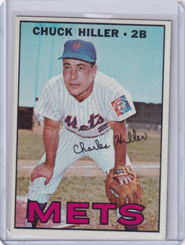1967 Topps Baseball #198 Chuck Hiller - New York Mets