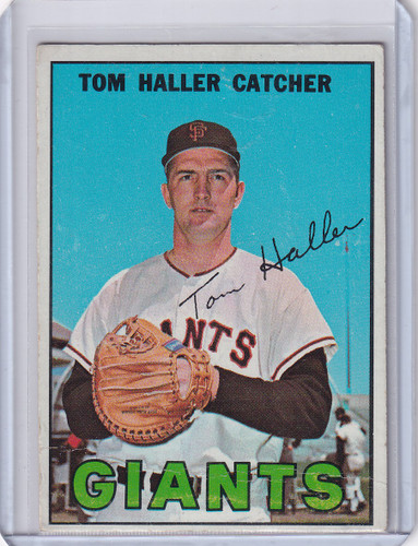 1967 Topps Baseball #65 Tom Haller - San Francisco Giants
