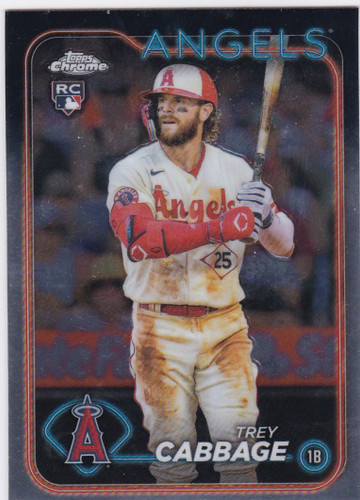 2024 Topps Chrome #226 Trey Cabbage RC Los Angeles Angels