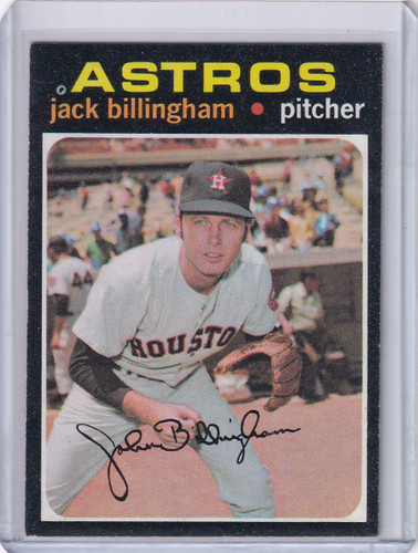1971 Topps Baseball #162 Jack Billingham - Houston Astros