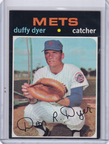 1971 Topps Baseball #136 Duffy Dyer - New York Mets