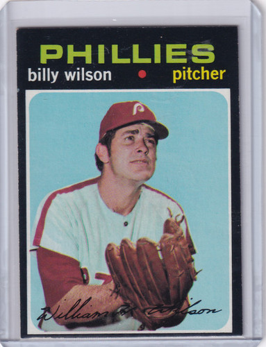 1971 Topps Baseball #192 Bill Wilson - Philadelphia Phillies