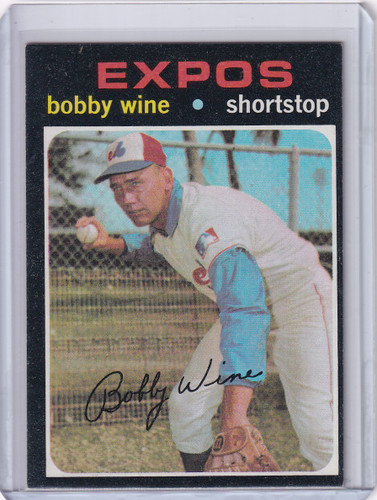 1971 Topps Baseball #171 Bobby Wine - Montreal Expos