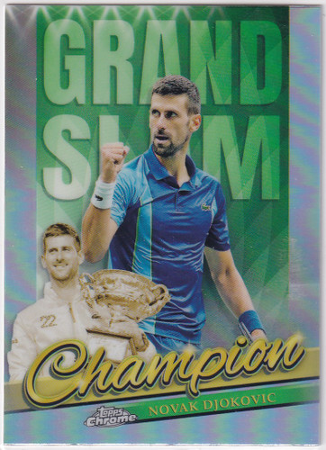 2024 Topps Chrome Grand Slam Champions #GSC-ND Novak Djokovic