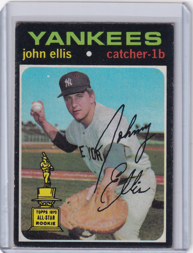 1971 Topps Baseball #263 John Ellis - New York Yankees