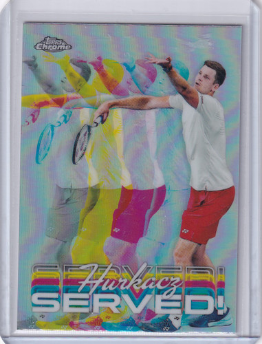 2024 Topps Chrome Served #SER-HH Hubert Hurkacz