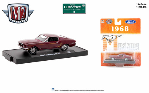 M2 Machines Auto-Drivers 1:64 R115 1968 Ford Mustang GT 350