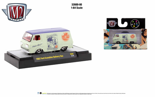 M2 Machines 1:64 Detroit Muscle Release 80 1963 Ford Econoline Delivery Van