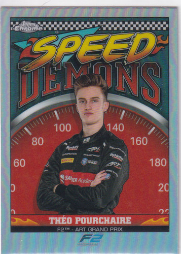 2023 Topps Chrome Formula 1 Speed Demons #SD-TP Théo Pourchaire