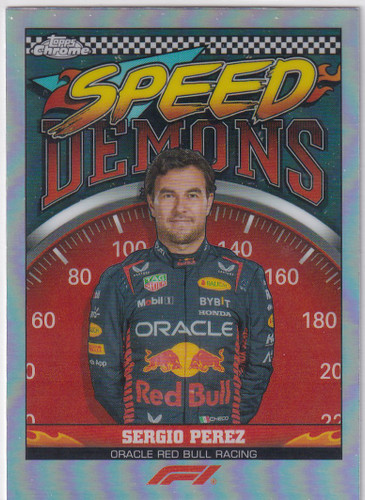 2023 Topps Chrome Formula 1 Speed Demons #SD-SP Sergio Perez
