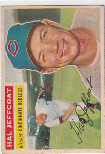 1956 Topps #289 Hal Jeffcoat - Cincinnati Reds