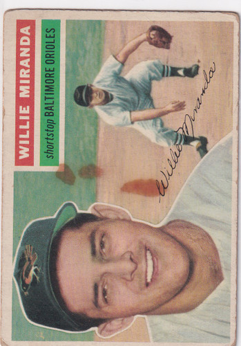 1956 Topps #103 Willy Miranda - Baltimore Orioles