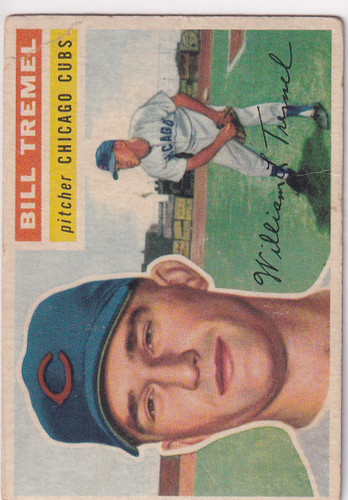 1956 Topps #96 Bill Tremel - Chicago Cubs