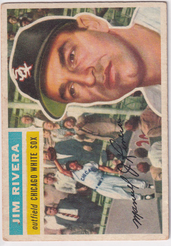 1956 Topps #70 Jim Rivera - Chicago White Sox