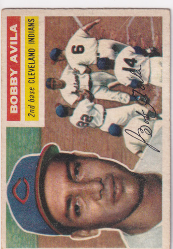 1956 Topps #132 Bobby Avila - Cleveland Indians
