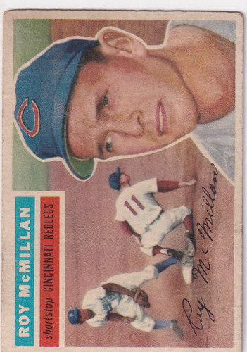 1956 Topps #123 Roy McMillan - Cincinnati Reds