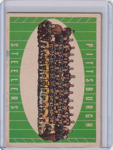 1961 Topps Football #112 Pittsburgh Steelers Team Photo