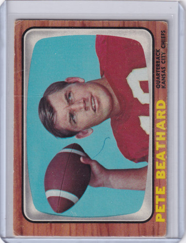 1966 Topps Football #63 Pete Beathard - Kansas City Chiefs