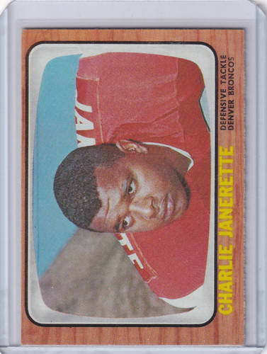 1966 Topps Football #38 Charlie Janerette - Denver Broncos