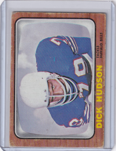 1966 Topps Football #25 Dick Hudson - Buffalo Bills