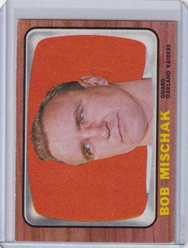 1966 Topps Football #113 Bob Mischak - Oakland Raiders