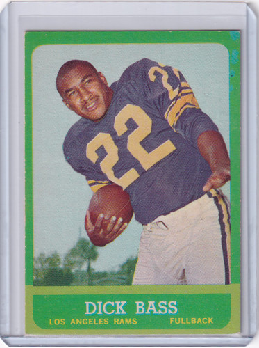 1963 Topps Football #39 Dick Bass - Los Angeles Rams