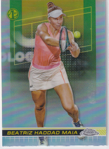 2024 Topps Chrome Refractor #87 Beatriz Haddad Maia