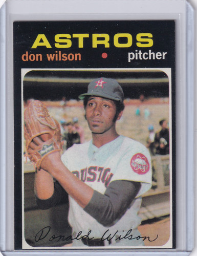 1971 Topps Baseball #484 Don Wilson - Houston Astros
